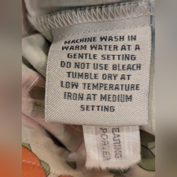 Outline Skort Floral Funky Psychedelic 60s Inspired Skirt With Shorts Size 6 - Picture 8 of 13